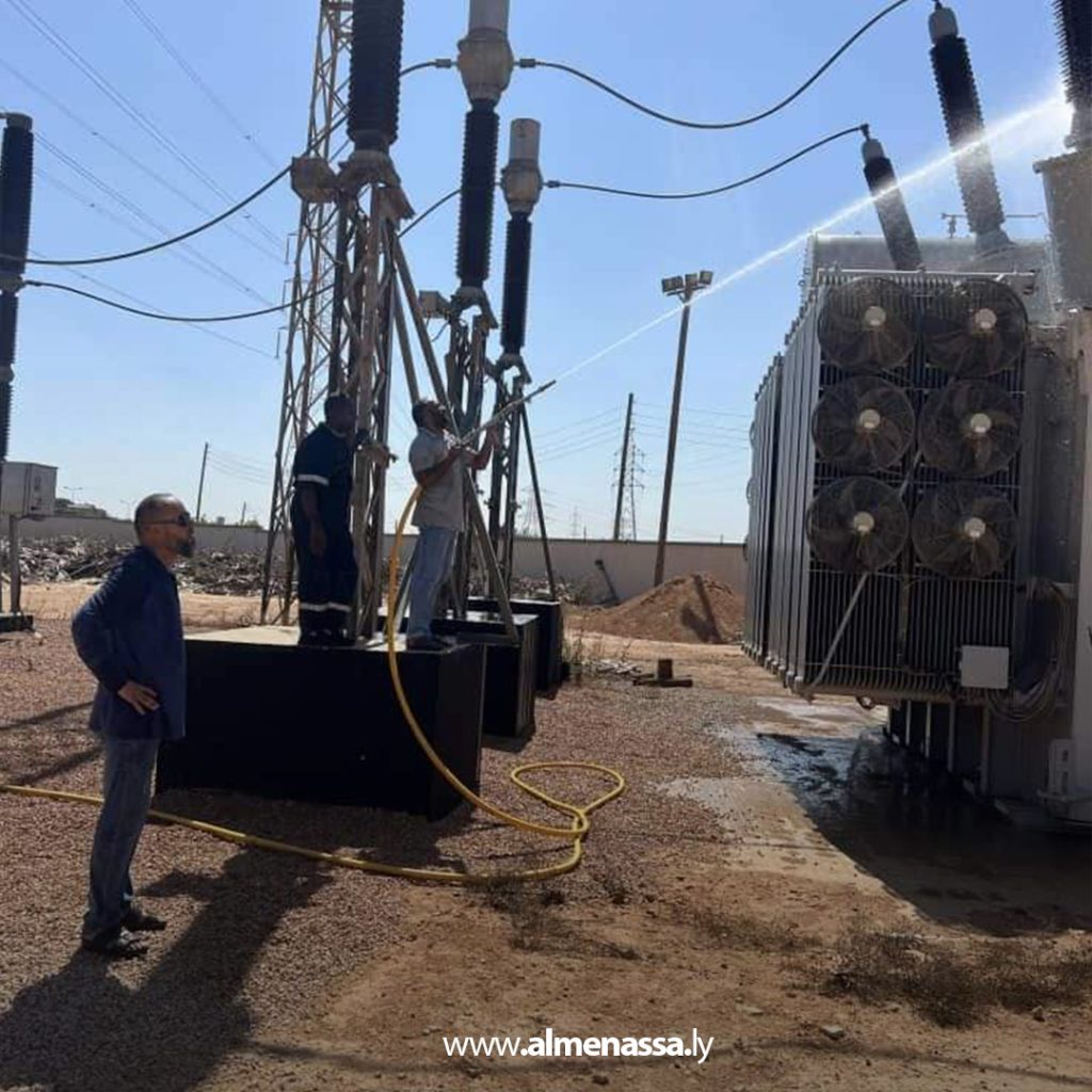 010 1 شركة الكهرباء تعلن استكمال وصيانة محطات التحويل والحقن في الجبل الأخضر