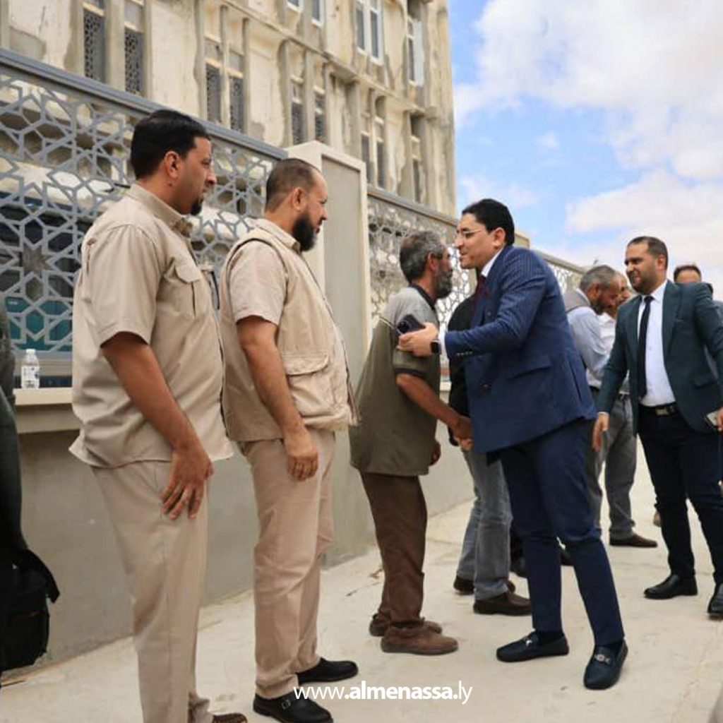 02 10 افتتاح مقر مكتب العمل والتأهيل بالقبة