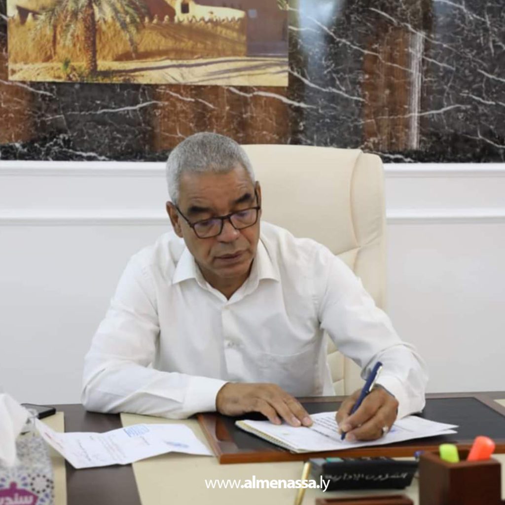 Extra 246 بلدي أوجلة يستقبل لجنة من مهندسي صندوق تنمية وإعادة إعمار ليبيا