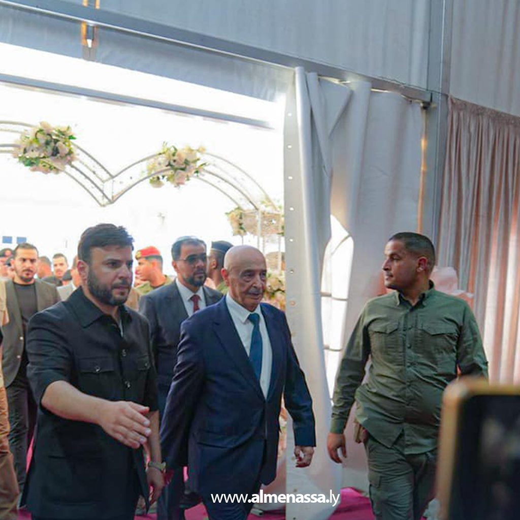 Extra4 42 حماد يفتتح رفقة رئيس مجلس النواب مجموعة من المشاريع الخدمية بمدينة أجدابيا