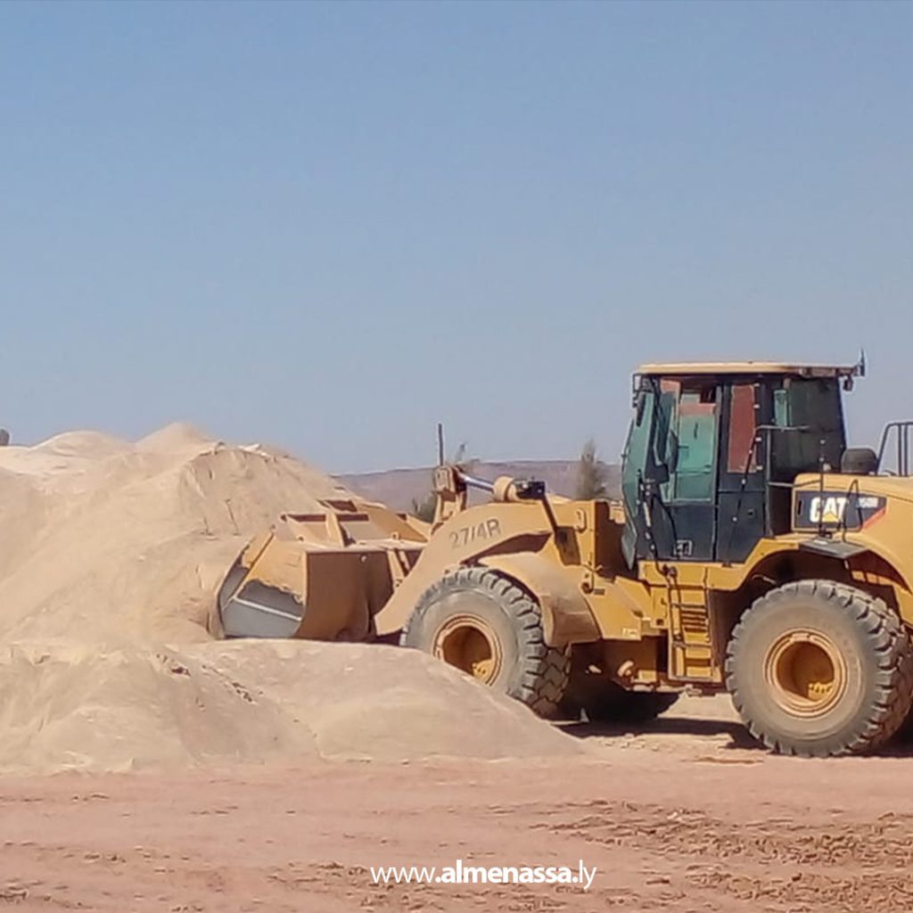 Extrab مشروع صيانة طريق أوباري-غات يقطع أكثر من 28 كيلومتر ويقترب من إنهاء المرحلة الثانية