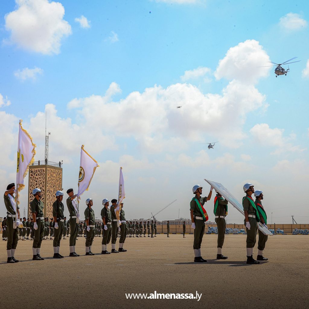 022 الفريق صدام حفتر يشارك في تخريج الدفعة الأولى من مجندي مركز تدريب قنفودة