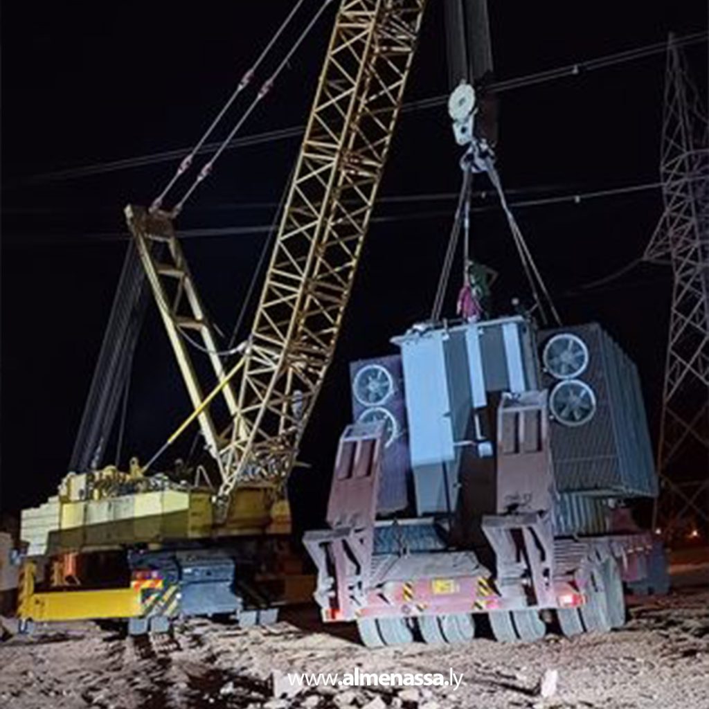 وضع محول بمحطة كم 18 بسبها تمهيداً لربطه على شبكة الكهرباء 2 Extraa 8