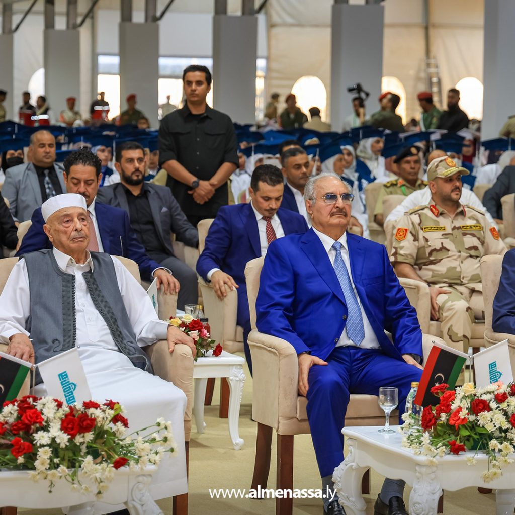 Extra 1 4 القائد العام للقوات المسلحة يشهد أول حفل تخرج في درنة بعد الكارثة