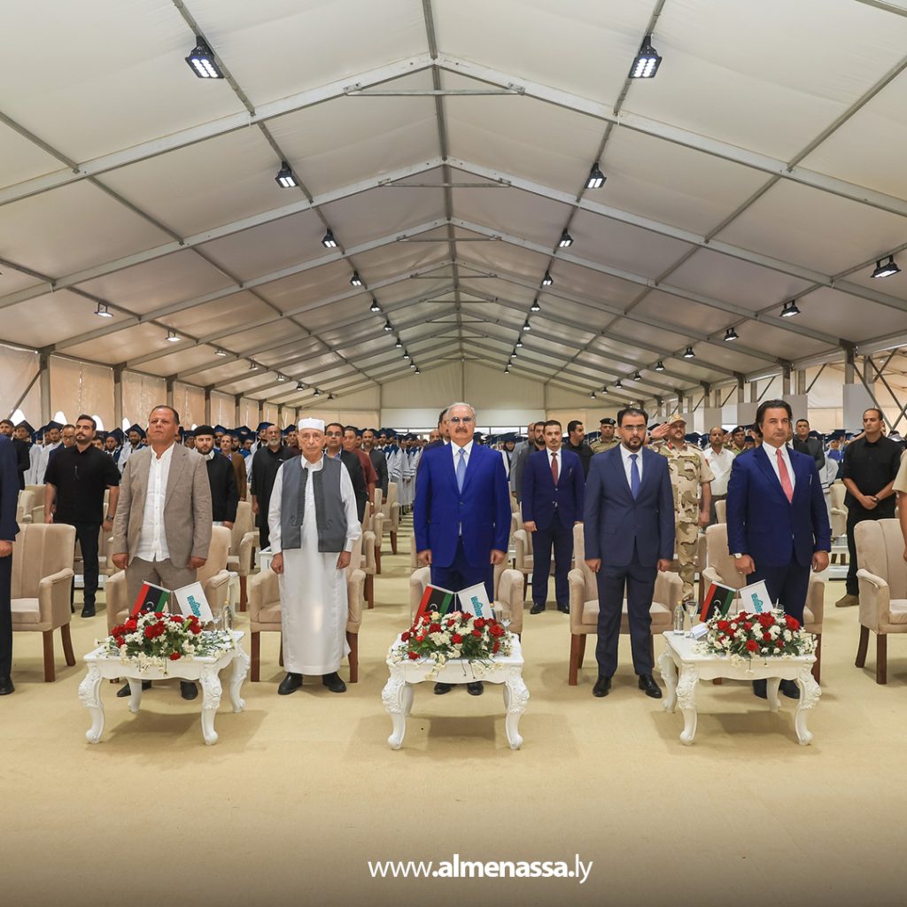 Extra 15 1 القائد العام للقوات المسلحة يشهد أول حفل تخرج في درنة بعد الكارثة