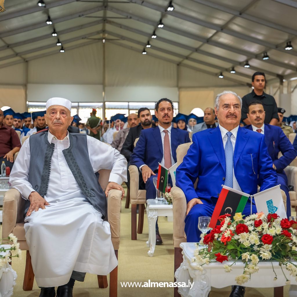 Extra 17 1 القائد العام للقوات المسلحة يشهد أول حفل تخرج في درنة بعد الكارثة
