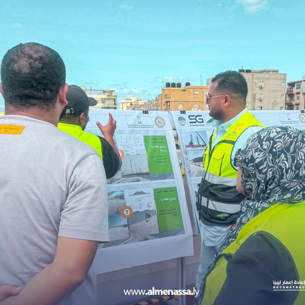 Extra 220 صندوق التنمية وإعادة إعمار ليبيا يُعلن انتهاء تجربة تحميل الأثقال على كوبري السلماني