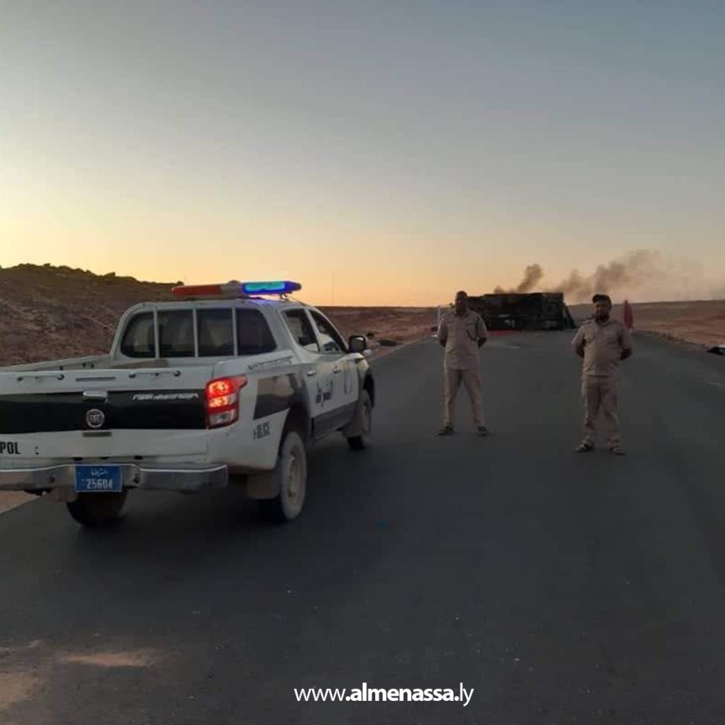 Extra 234 انقلاب سيارة خضروات بوادي الشاطئ