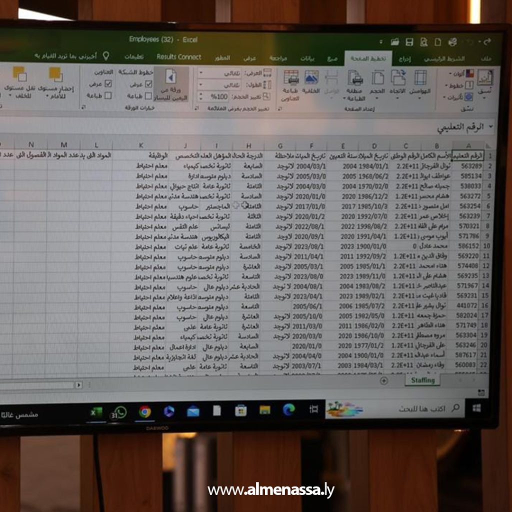 Extra 238 لجنة التسكين بالمؤسسات التعليمية تُنجز تسكين موظفي 720 مؤسسة تعليمية