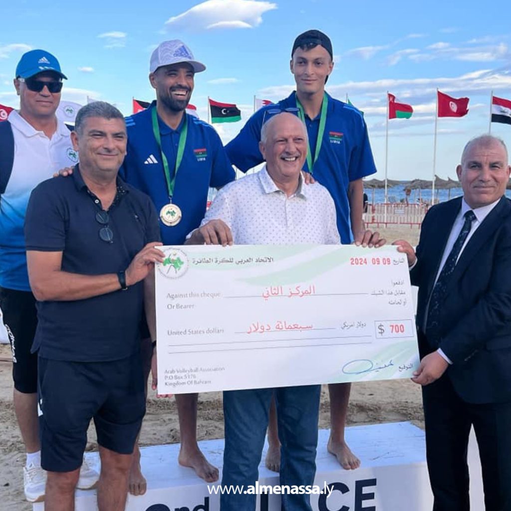 Extra 45 منتخب الطائرة الشاطئية يكتفي بالفضية في البطولة العربية