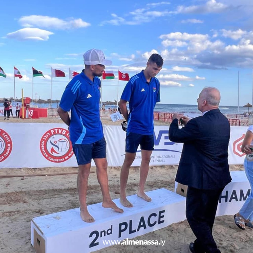 Extra1 51 منتخب الطائرة الشاطئية يكتفي بالفضية في البطولة العربية