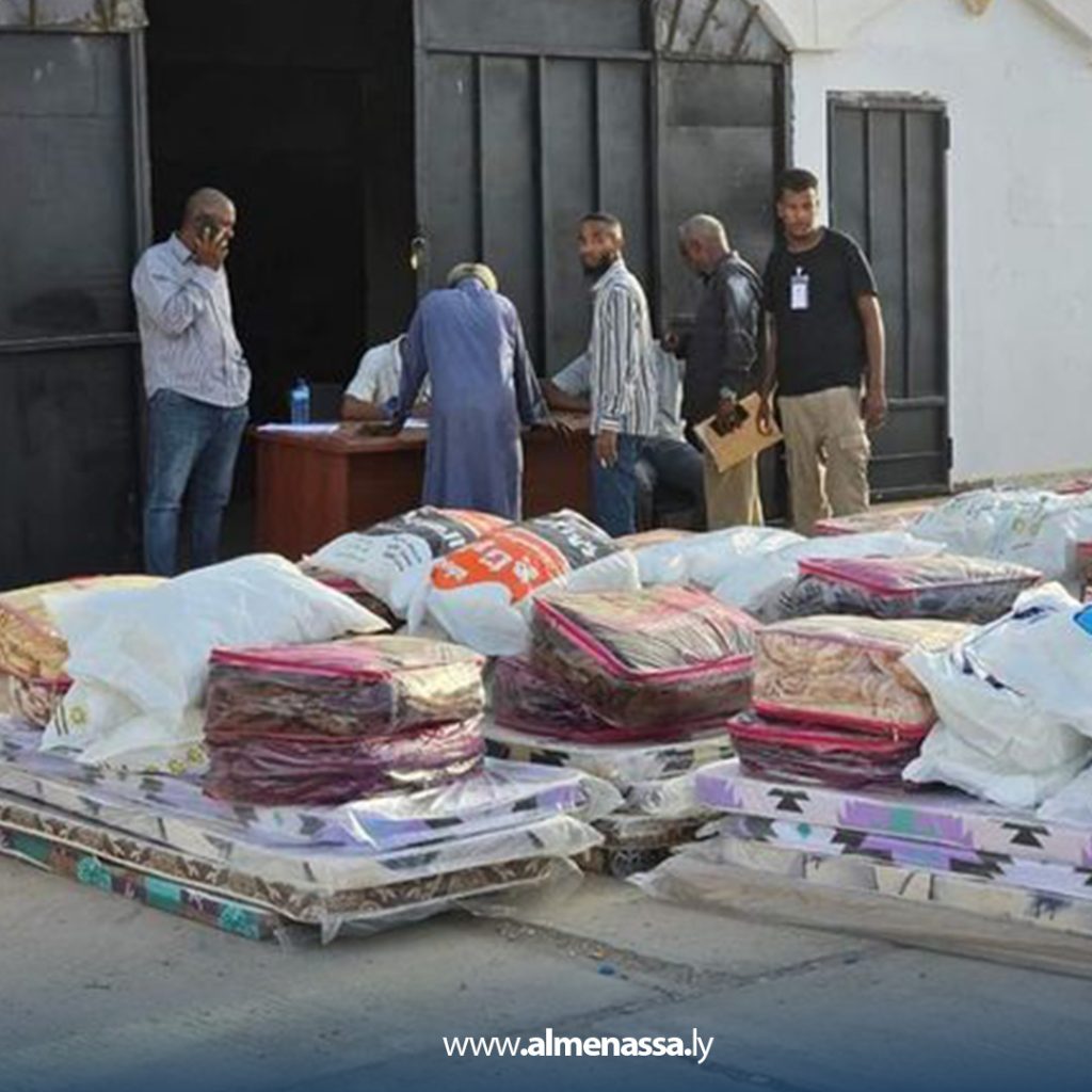 Extra4 79 وصول أولى شحنات المساعدات لمناطق تمسان والمنصورة والزاقوبة بوادي الشاطئ