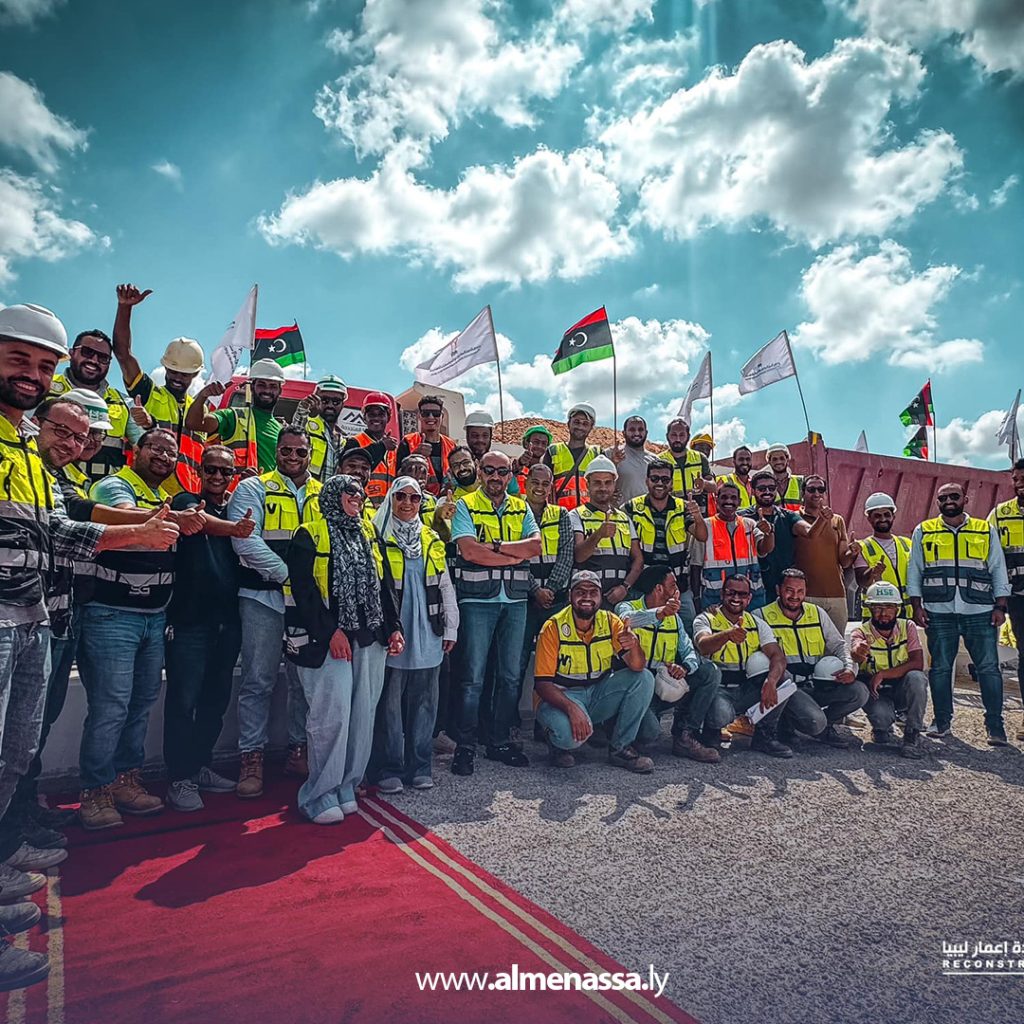 Extra6 27 صندوق التنمية وإعادة إعمار ليبيا يُعلن انتهاء تجربة تحميل الأثقال على كوبري السلماني