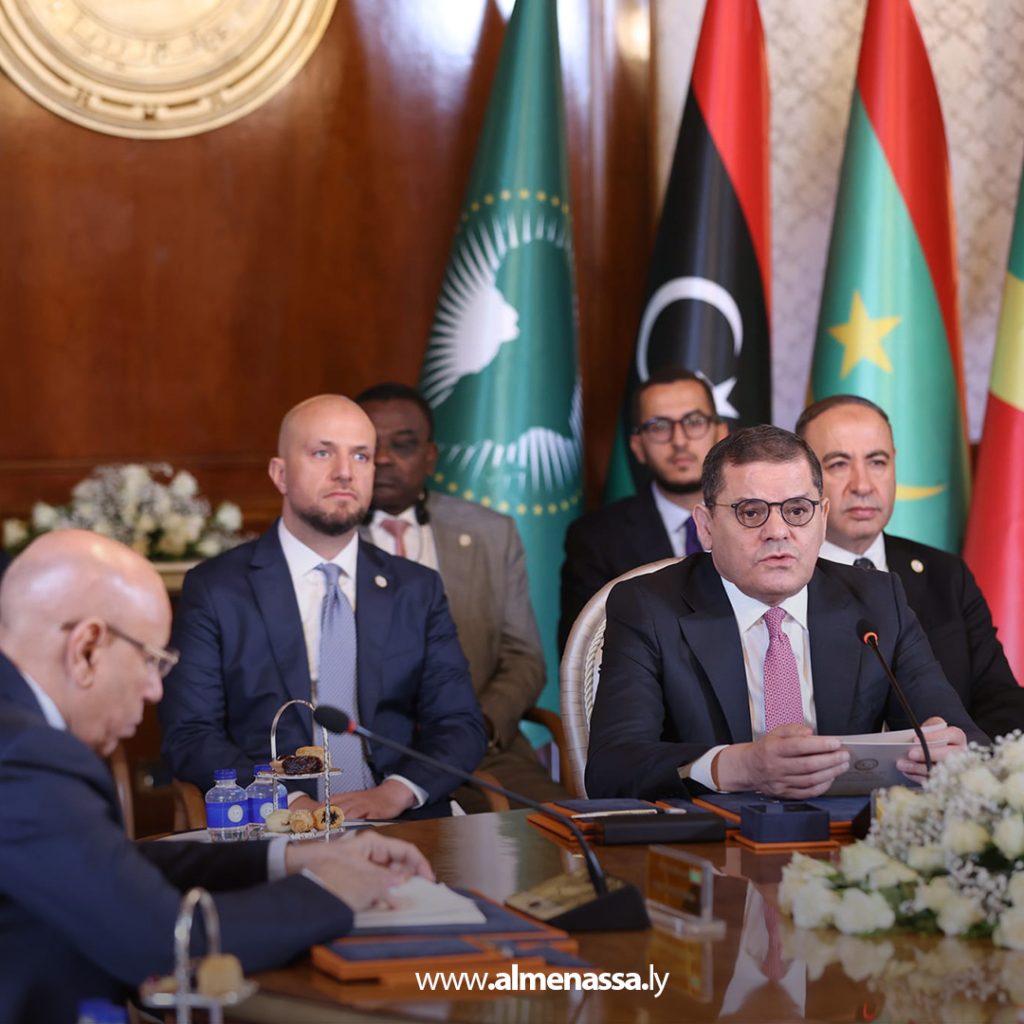 01 16 الدبيبة يؤكد لوفد الاتحاد الإفريقي أن ليبيا ليست في حالة انقسام عميق وأن الانقسامات سياسية بحتة