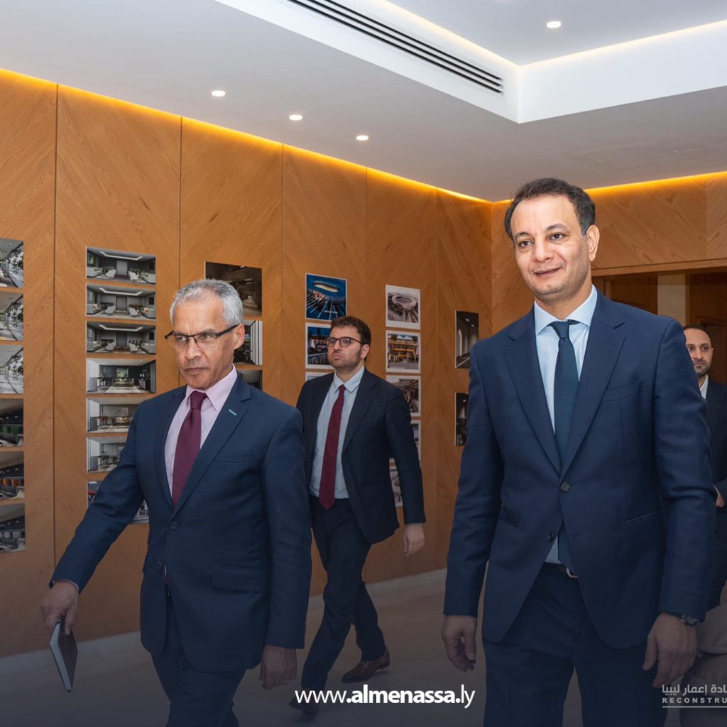 02 26 المهندس بلقاسم حفتر يبحث مع السفير الفرنسي استعدادات المنتدى الليبي الفرنسي للإعمار