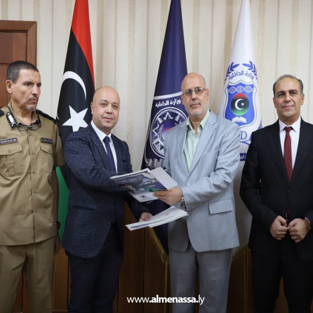 02 37 توقيع مذكرة تفاهم بين وزارتي الداخلية الليبية والتركية في مجال التدريب