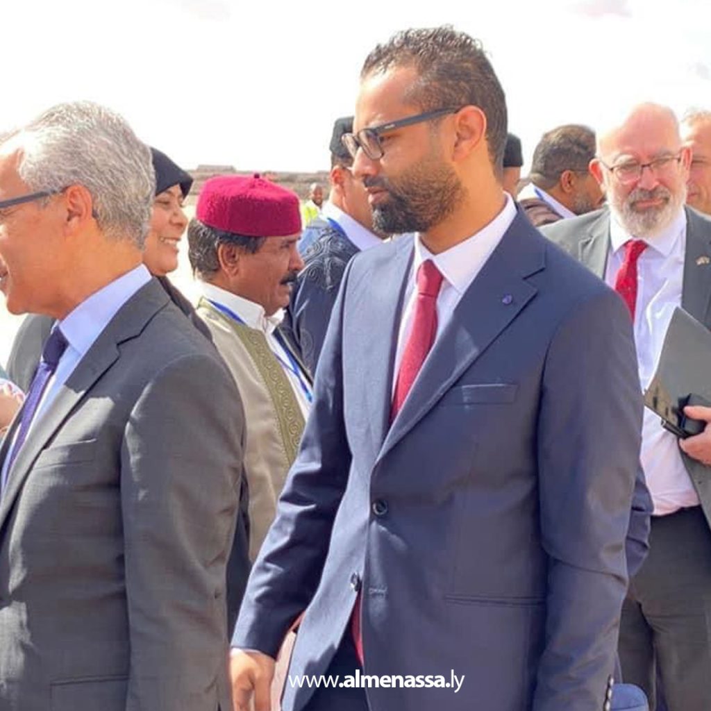 03 13 عميد بلدية سرت يستقبل ستيفاني خوري وعدد من السفراء للمشاركة في أعمال اللجنة العسكرية 5+5 بسرت