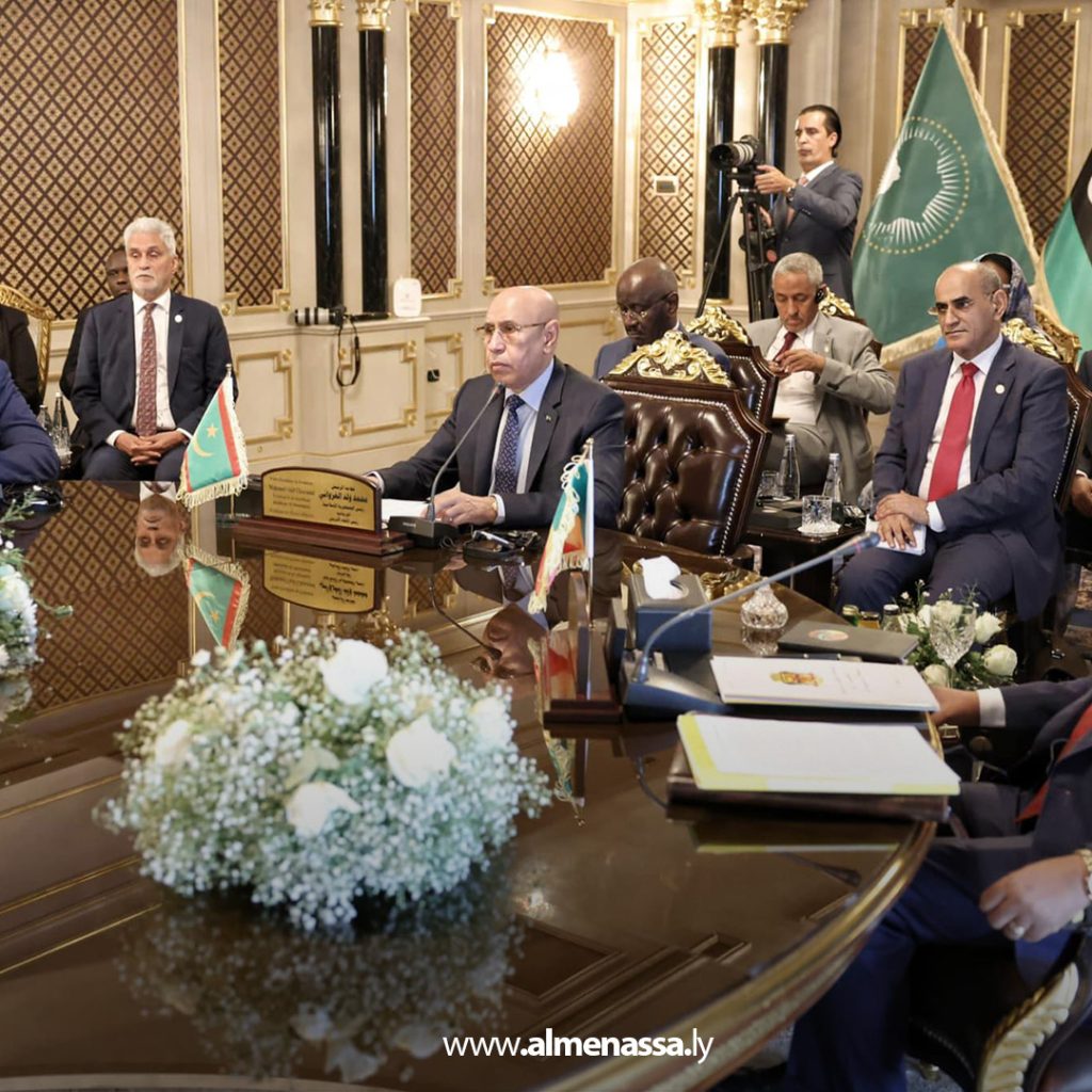 04 4 المنفي يترأس اجتماعا مشتركا رفيع المستوى مع الوفد الإفريقي ويؤكد أن الرئاسي ليس طرفا من أطراف الصراع في ليبيا