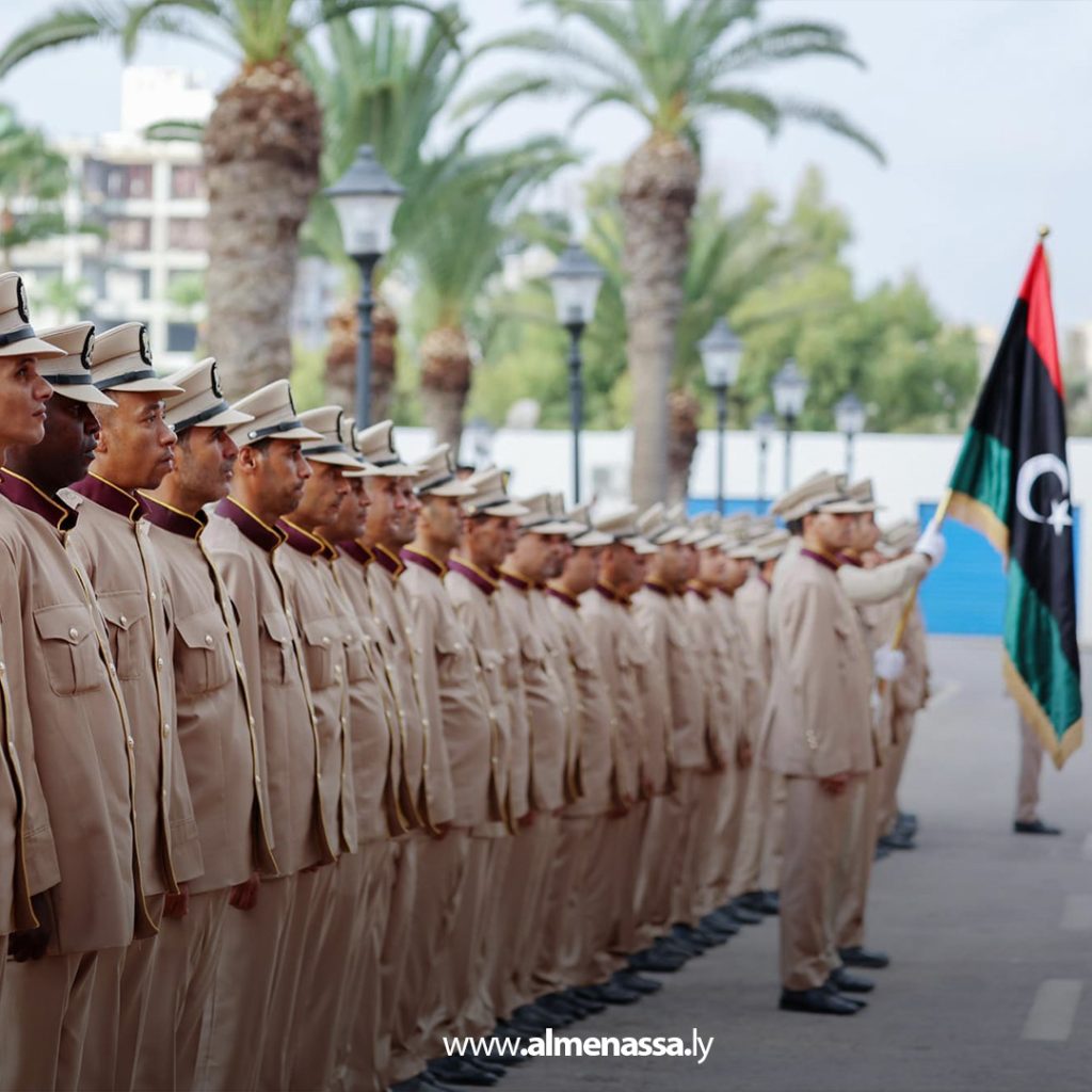 04 6 المنفي يستقبل رئيس الاتحاد الافريقي الرئيس الموريتاني محمد الغزاوي