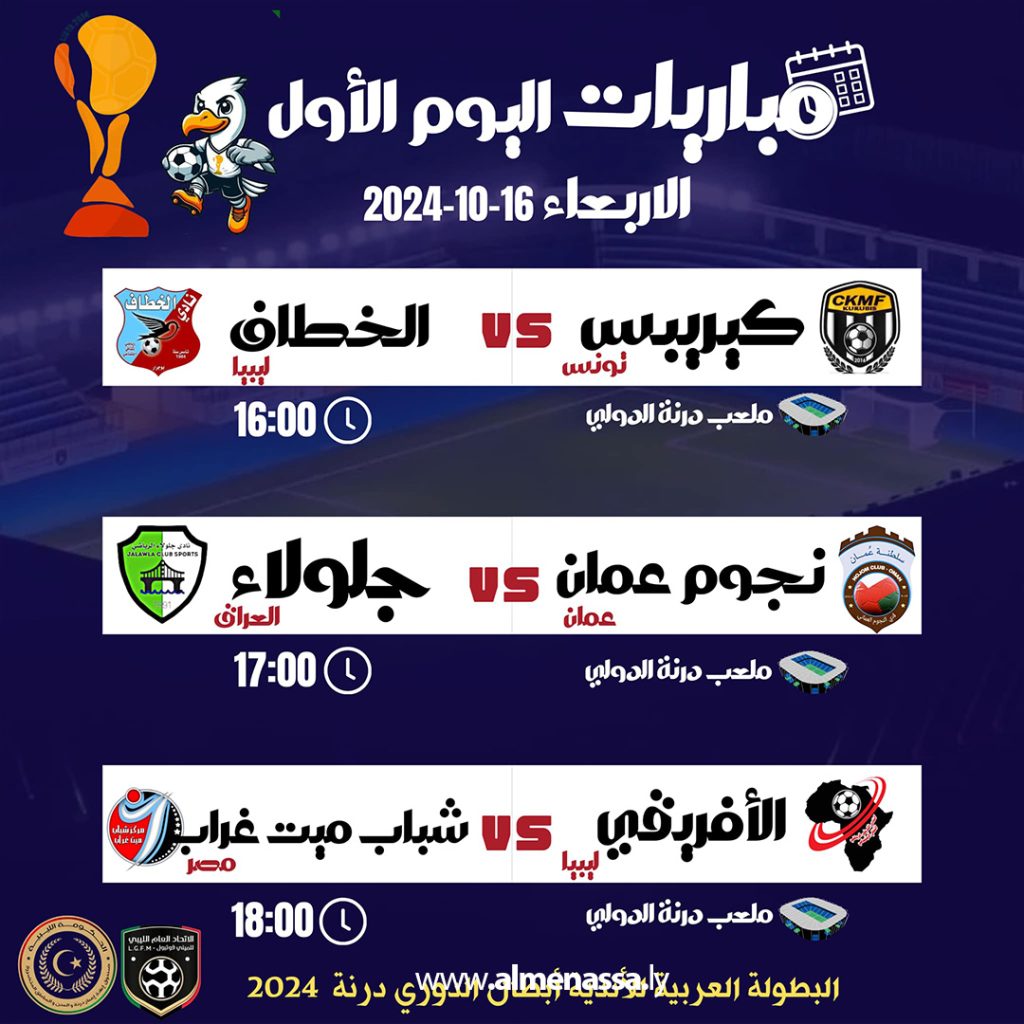 3 4 عقد الاجتماع الفني و اجراء مراسم قرعة بطولة العربية للأندية في الميني فوتبول