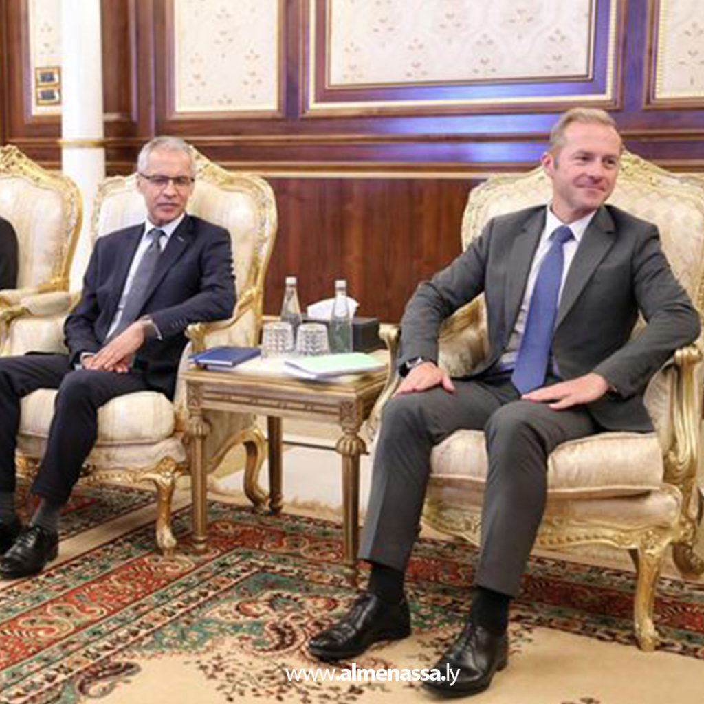 Extra المنفي يبحث مع مبعوث الرئيس الفرنسي التطورات في ليبيا