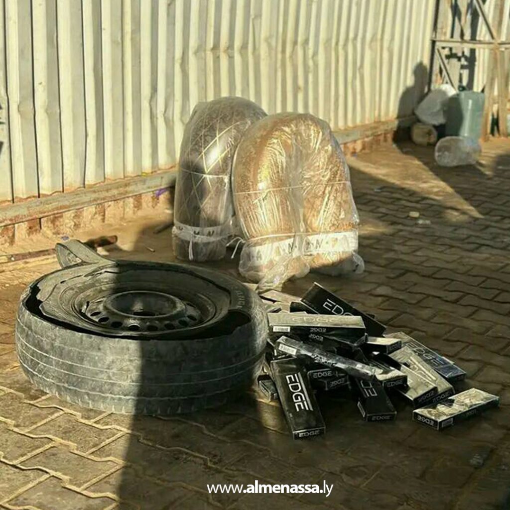 Extra 132 ضبط سلع ممنوعة بمنفذ رأس اجدير البري