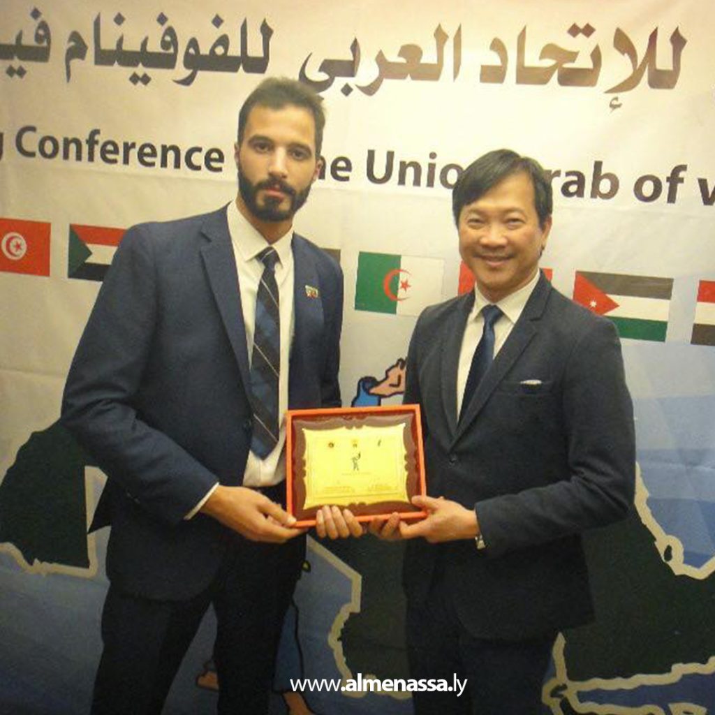 Extra 14 تكريم الحكم الدولي الليبي أحمد السني في حفل اختتام كأس العالم للكيك بوكسينغ 2024 في أوزباكستان