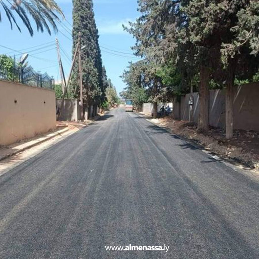 إنجاز 90% من مشروع طريق الظل الثانوية بالكريمية 1 Extra 163