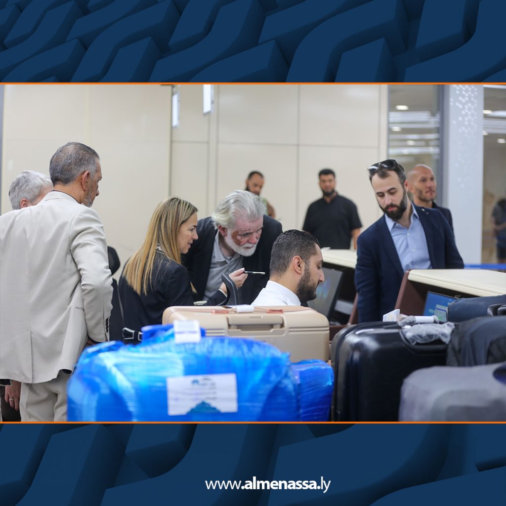 Extra 180 بعثة مصلحة الطيران المدني الإيطالي تقوم بجولة بمطار معيتيقة الدولي بطرابلس