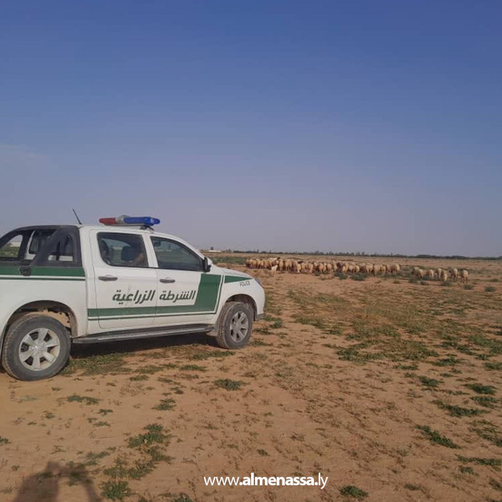 Extra 200 الشرطة الزراعية تكثف دورياتها لحماية مشروع ترهونة الزراعي