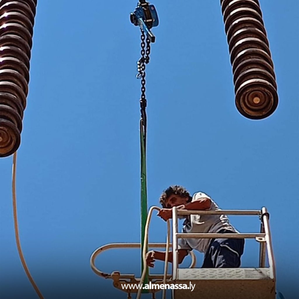 Extra 205 شركة الكهرباء: أعمال صيانة في محطة تحويل الجميل