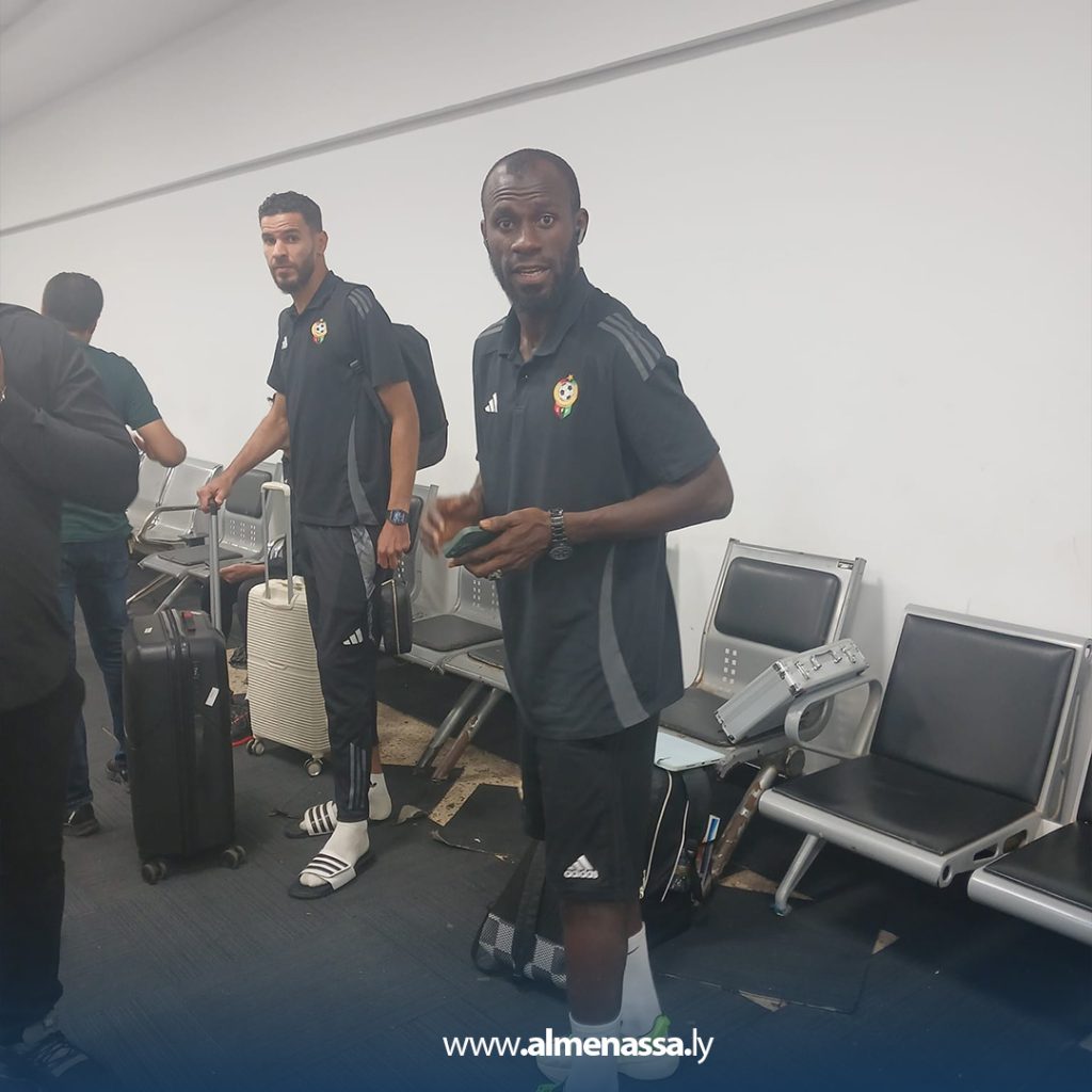 Extra 226 بعثة المنتخب الوطني تصل لمدينة بنغازي لمواجهة نيجيريا في تصفيات الكان 2025