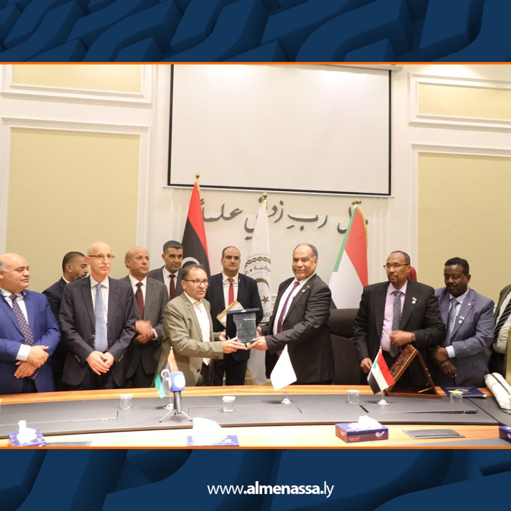 Extra 364 وزير التعليم العالي يستقبل نظيره السوداني في طرابلس