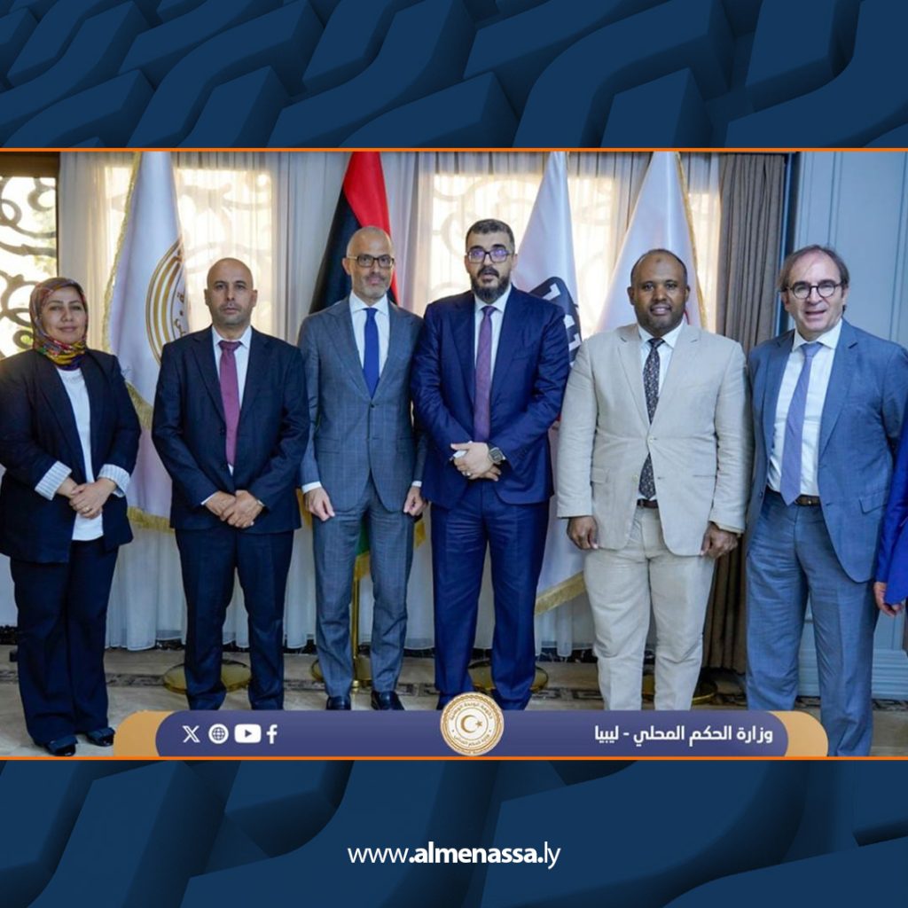 Extra 585 التومي يستقبل سفير الاتحاد الأوروبي بديوان الوزارة بطرابلس