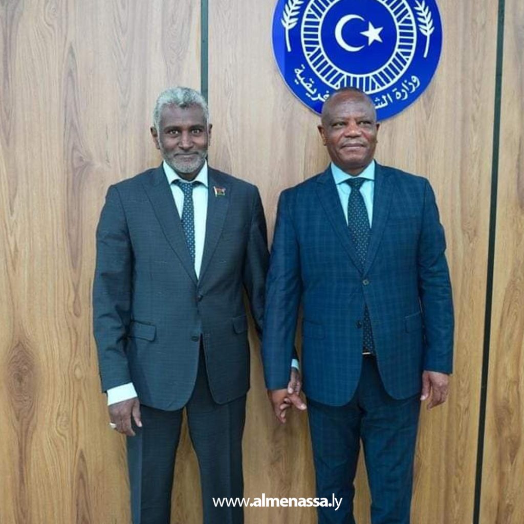 Extra 94 وزير الشؤون الأفريقية بالحكومة الليبية يستقبل وفدًا إفريقيًا