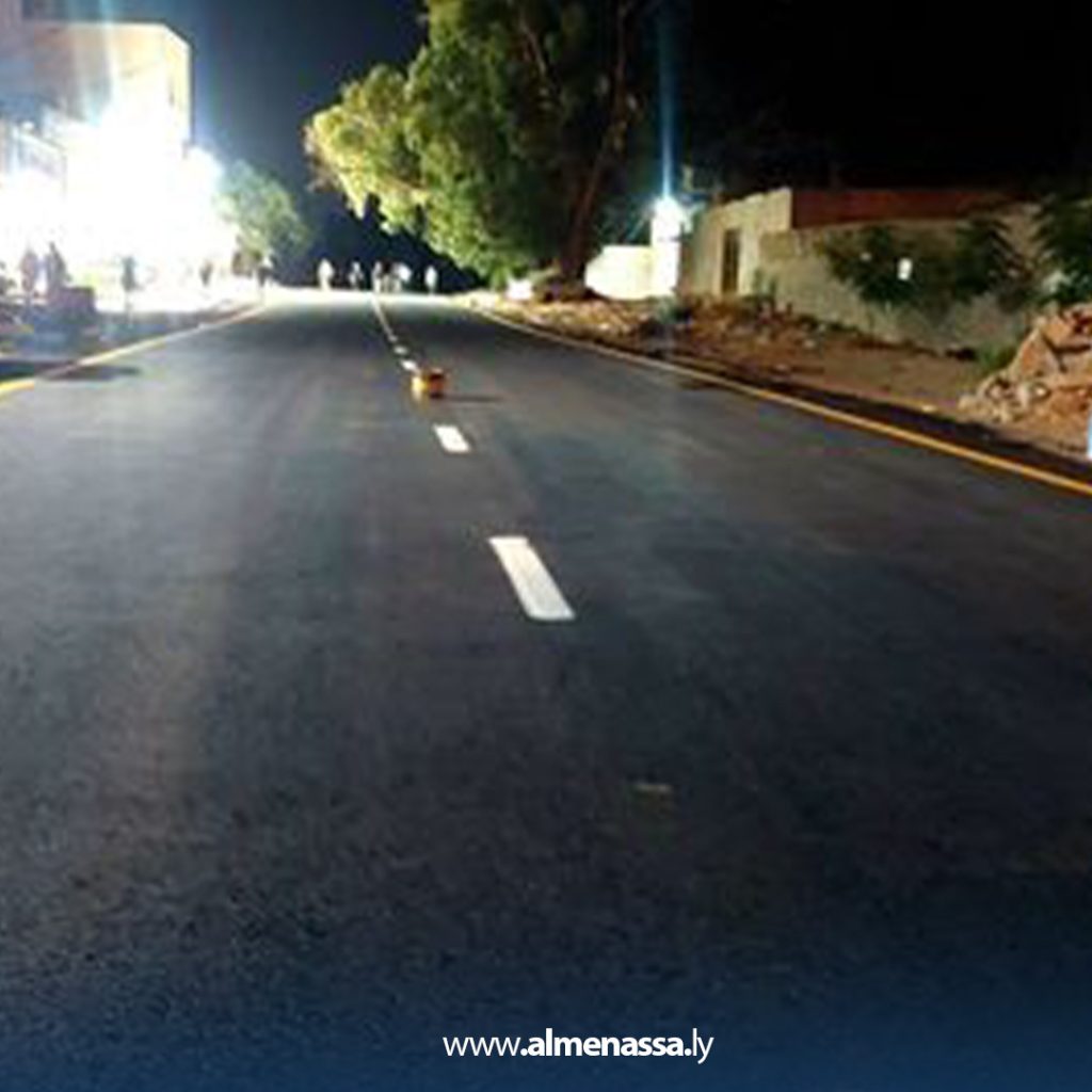 Extra1 10 بلدية أبو سليم: انتهاء المرحلة الأولى من مشروع ترصيف طريق الشريف