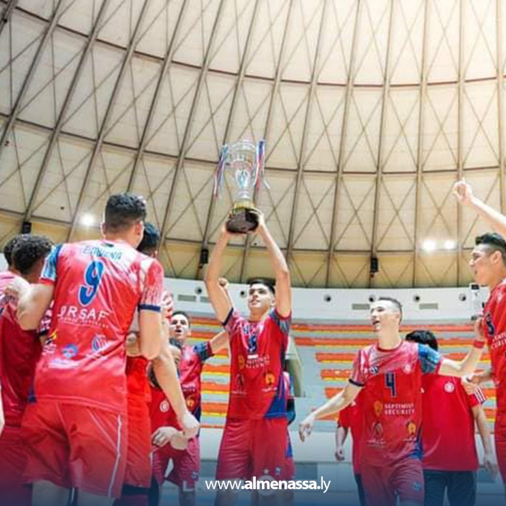 Extra1 19 السويحلي يتوج بلقب كأس ليبيا للكرة الطائرة تحت 21 سنة