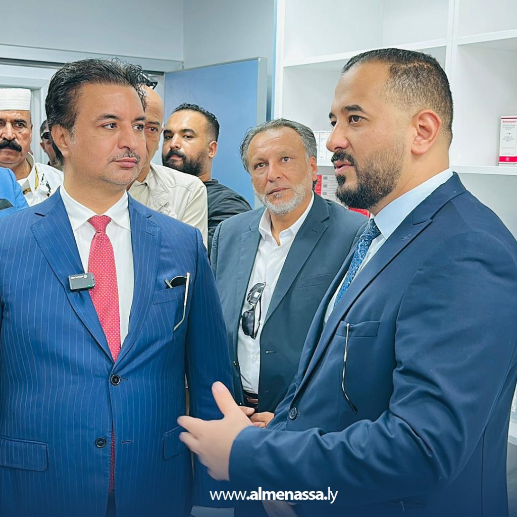 Extra1 60 الدكتور الصديق حفتر يتفقد المشاريع الصحية والحيوية في مدينة سرت