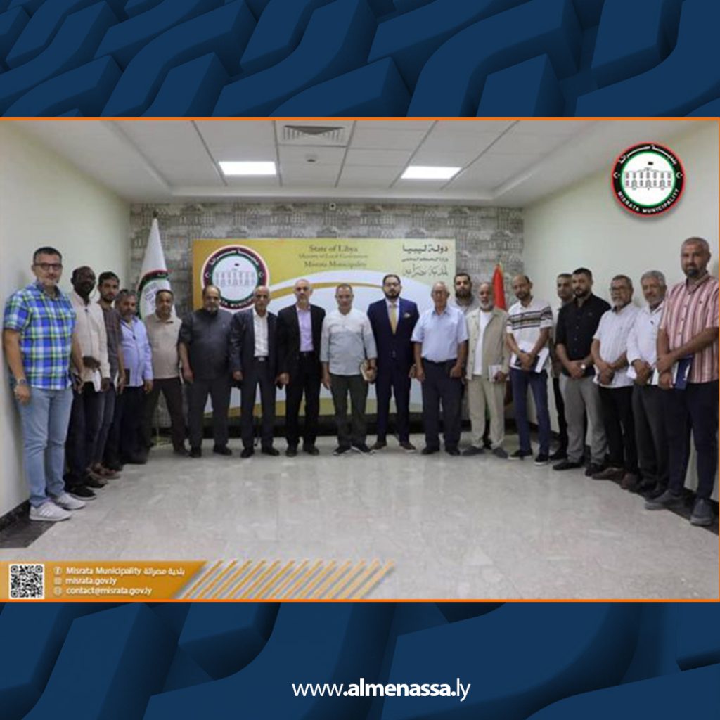 Extra2 245 بلدية مصراتة تناقش تنفيذ مشروع تغذية الدافنية وزريق بمياه ‎النهر الصناعي