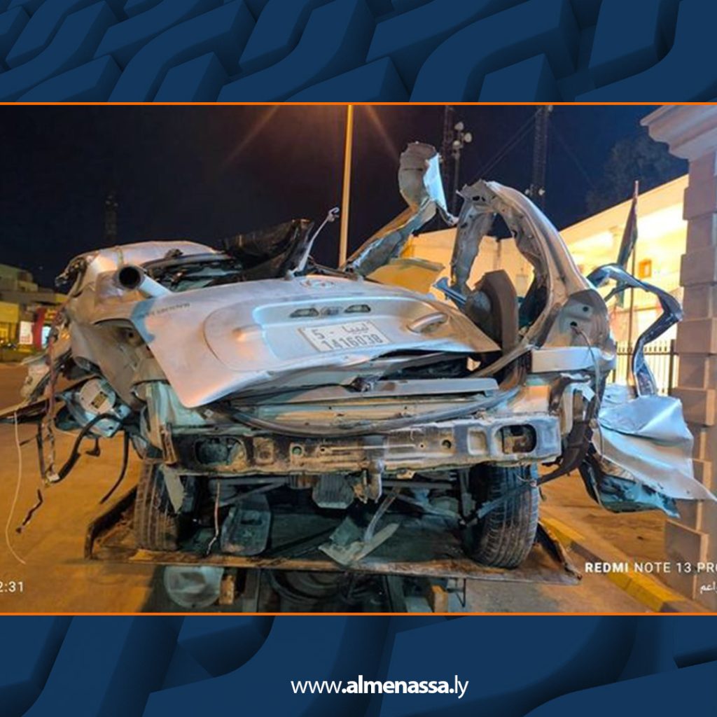 Extra2 257 وفاة شاب في حادث مروري قرب جزيرة المدار