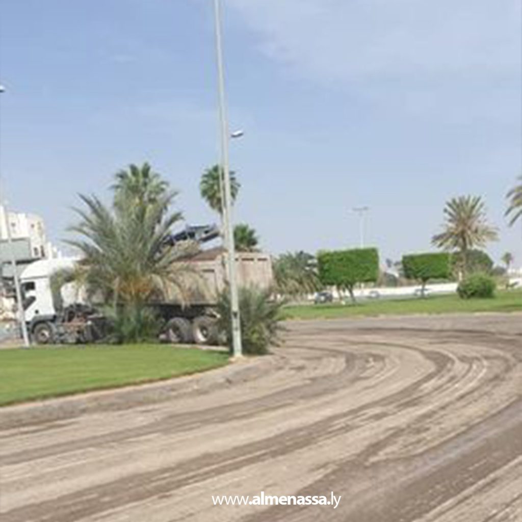 Extra2 291 أمن طرابلس: إغلاق طريق المطار بسبب أعمال الصيانة