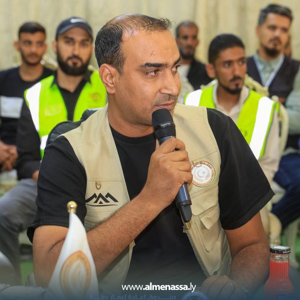 Extra2 448 المهندس بلقاسم حفتر يجتمع بشركات الإعمار في درنة لمتابعة تنفيذ المشاريع وضمان جودتها