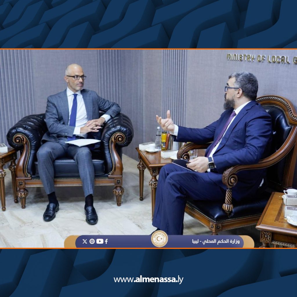 Extra2 565 التومي يستقبل سفير الاتحاد الأوروبي بديوان الوزارة بطرابلس