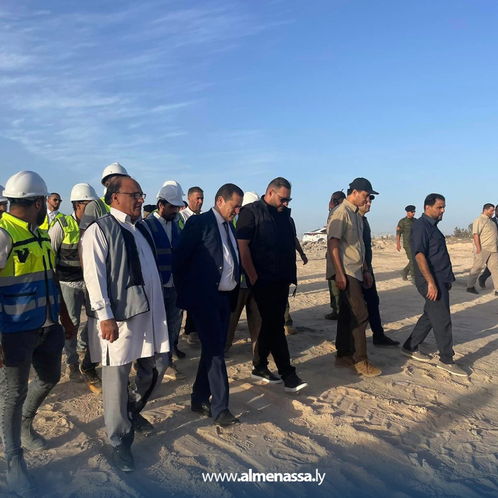 Extra2 58 رئيس الحكومة ومدير عام صندوق التنمية يصلان إلى مدينة سرت لافتتاح عدد من المشاريع التنموية