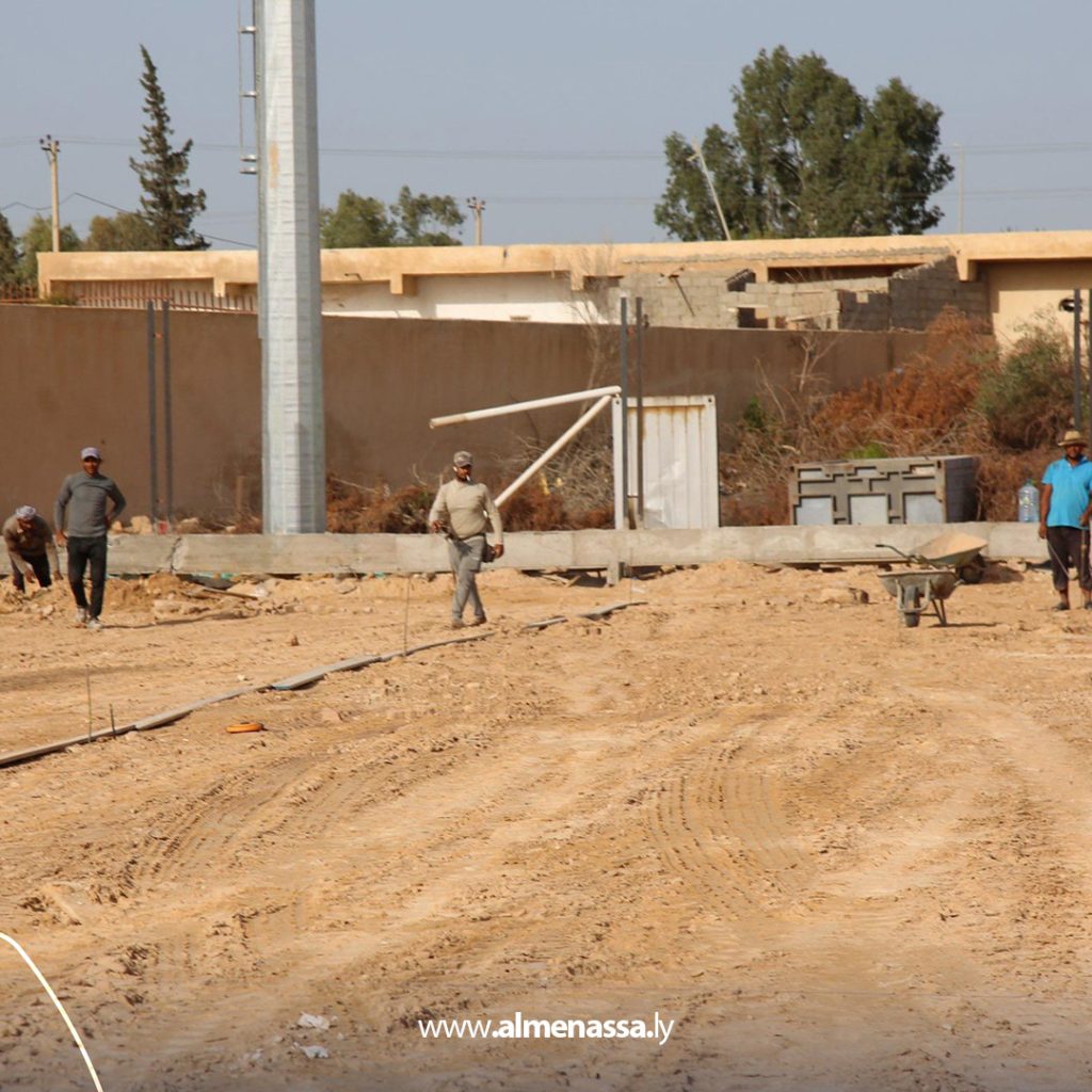 Extra2 588 عبد الشفيع يتفقد أعمال صيانة المدينة الرياضية بالعجيلات استعدادًا لإعادة افتتاحها