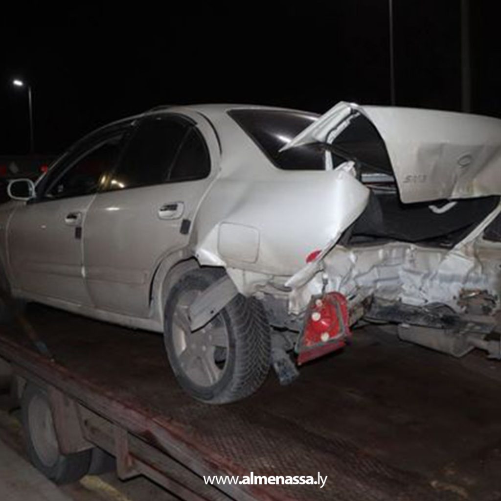 Extra3 319 أمن طرابلس: إصابة شخص جراء حادث بالطريق السريع