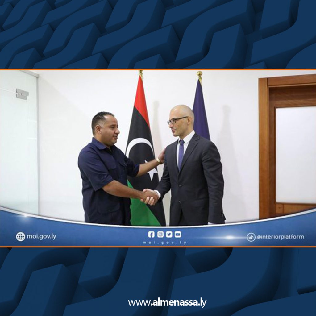 Extra3 380 داخلية الوحدة تبحث مع الاتحاد الأوروبي التعاون في إدارة الحدود