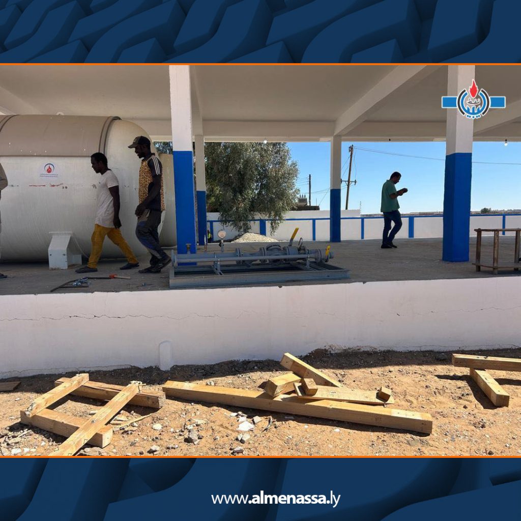 Extra4 131 شركة البريقة: تدشين نقطة جديدة لتعبئة الغاز في براك الشاطئ