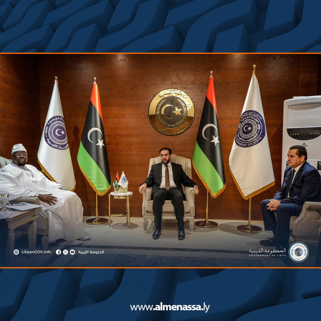 Extra4 9 حمّاد يستقبل المبعوث الخاص لرئيس جمهورية ليبيريا