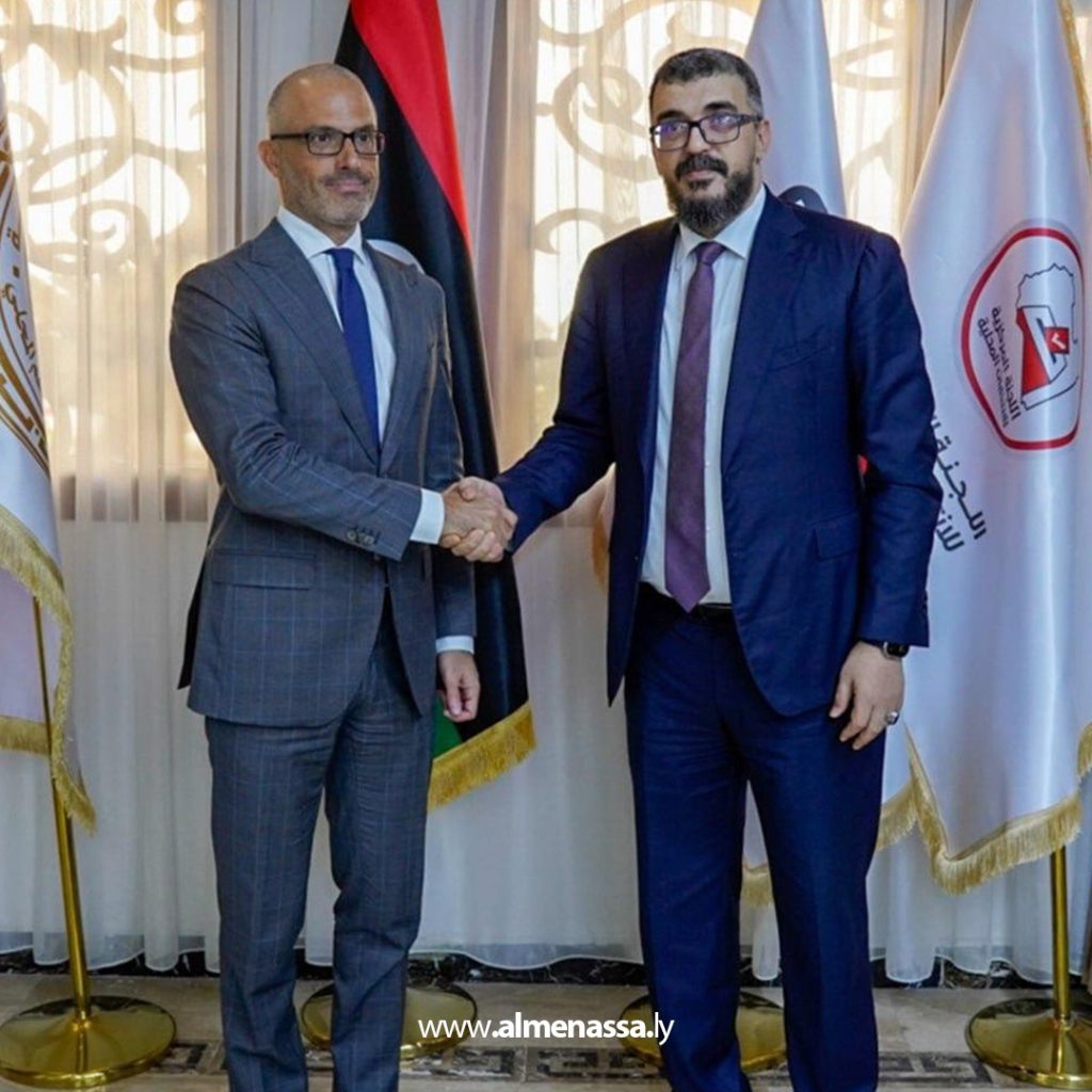 Extra5 158 التومي يستقبل سفير الاتحاد الأوروبي بديوان الوزارة بطرابلس